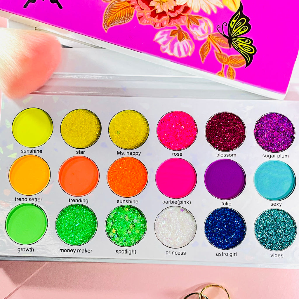 Butterfly effect spring palette